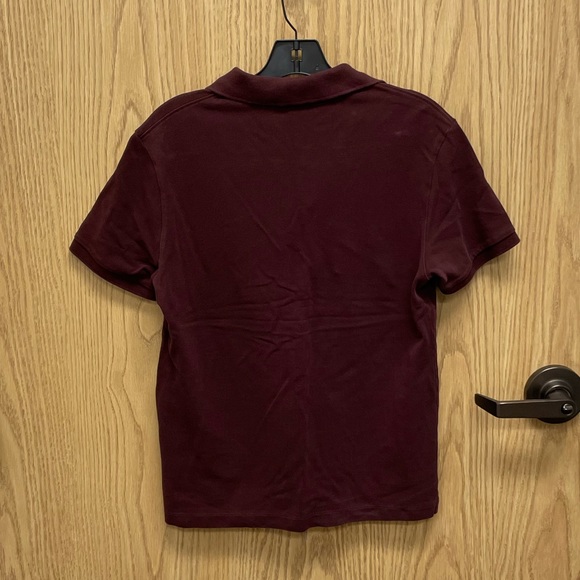 Burberry Brit Burgundy Red Polo Shirt - Picture 3 of 3